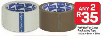 Pick n Pay Hypermarket PnP Buff or Clear Packaging Tape offer