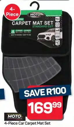 Pick n Pay Hypermarket Moto Quip Car Carpet Mat Set offer
