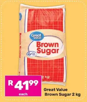 Game Great Value Brown Sugar 2 kg offer