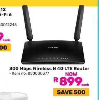 Game 300 Mbps Wireless N 4G LTE Router offer