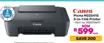 Game Canon Pixma MG2541S offer