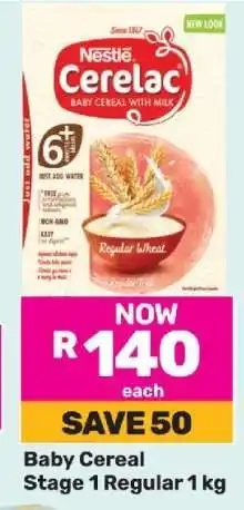 Game Baby Cereal Stage 1 Regular 1 kg offer