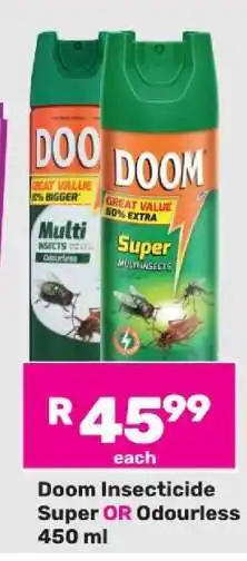 Game Doom Insecticide Super OR Odourless 450 ml offer