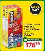 Dis-Chem Creche Guard Immune Multivit Syrup-200ml offer