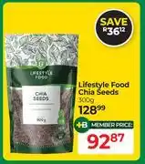 Dis-Chem Lifestyle Food Chia Seeds-300g offer