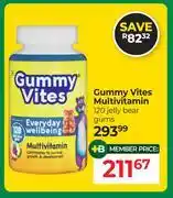 Dis-Chem Gummy Vites Multivitamin 120 Jelly Bear Gums offer