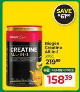 Dis-Chem Biogen Creatine All In 1-300g offer