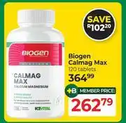 Dis-Chem Biogen Calmag Max 120 Tablets offer
