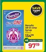 Dis-Chem Benylin All In One Syrup-100ml offer