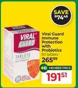 Dis-Chem Viral Guard Immune Protection With Probiotics 60 Tablets offer