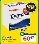 Dis-Chem Compral Pain Powders 38 Powders offer