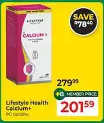Dis-Chem Lifestyle Health Calcium+ 90 Tablets offer