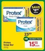 Dis-Chem Protex Soap Bar-200g Each offer