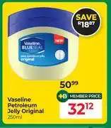 Dis-Chem Vaseline Petroleum Jelly Original-250ml offer