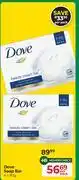 Dis-Chem Dove Soap Bar-4 x 90g Per Pack offer
