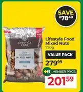 Dis-Chem Lifestyle Food Mixed Nuts-750g offer