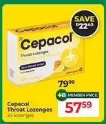 Dis-Chem Cepacol Throat Lozenges 24 Lozenges offer