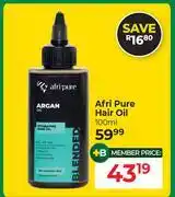 Dis-Chem Afri Pure Hair Oil-100ml offer