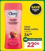 Dis-Chem Clere Body Lotion-400ml offer