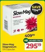 Dis-Chem Slow-Mag Magnesium 100 Capsules offer