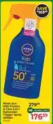 Dis-Chem Nivea Sun Kids Protect & Care 5 In 1 Sunscreen Trigger Spray SPF50+-270ml offer