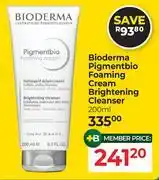 Dis-Chem Bioderma Pigmentbio Foaming Cream Brightening Cleanser-200ml offer