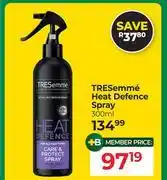 Dis-Chem Tresemme Heat Defence Spray-300ml offer