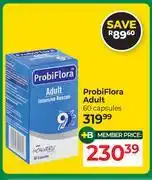 Dis-Chem ProbiFlora Adult 60 Capsules offer
