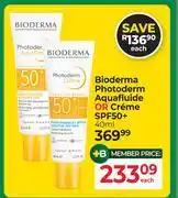 Dis-Chem Bioderma Photoderm Aquafluide Or Creme SPF50+-40ml Each offer