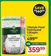 Dis-Chem Lifestyle Food Hydrolyzed Collagen-600g offer