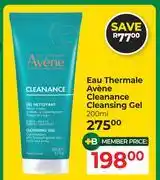 Dis-Chem Eau Thermale Avene Cleanance Cleasing Gel-200ml offer