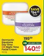 Dis-Chem Dermactin Equatone Day Time Or Night Time Facial Cream-42.5g offer