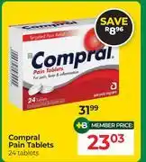 Dis-Chem Compral Pain Powders 24 Tablets offer