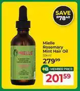 Dis-Chem Mielle Rosemary Mint Hair Oil-59ml offer