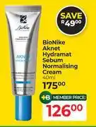 Dis-Chem Bio-Nike Aknet Hydramat Sebum Normalising Cream-40ml offer