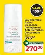Dis-Chem Eau Thermale Avene Cleanance Comedomed Anti Blemishes Concentrate-30ml offer