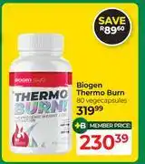 Dis-Chem Biogen Thermo Burn 80 Vegecapsules offer