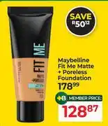 Dis-Chem Maybelline Fit Me Matte + Poreless Foundation offer
