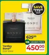 Dis-Chem Yardley Bond ST EDP-50ml Each offer