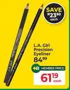 Dis-Chem L.A.Girl Precision Eyeliner-Each offer