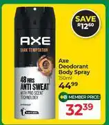 Dis-Chem Axe Deodorant Body Spray-150ml offer