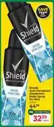 Dis-Chem Shield Anti Perspirant Deodorant Body Spray For Men-150ml offer