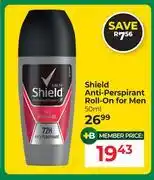 Dis-Chem Shield Anti Perspirant Roll On For Men-50ml offer