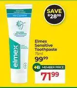 Dis-Chem Elmex Sensitive Toothpaste-75ml offer