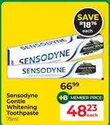 Dis-Chem Sensodyne Gentle Whitening Toothpaste-75ml Each offer
