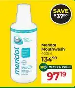 Dis-Chem Meridol Mouthwash-400ml offer