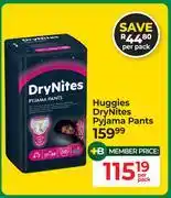 Dis-Chem Huggies Dry Nites Pyjama Pants-Per Pack offer