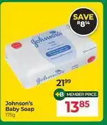 Dis-Chem Johnson's Baby Soap-175g offer