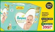 Dis-Chem Pampers Mega Box Nappies Size 3-5-Per Box offer