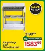 Dis-Chem Baby Things Bath Changing Unit offer